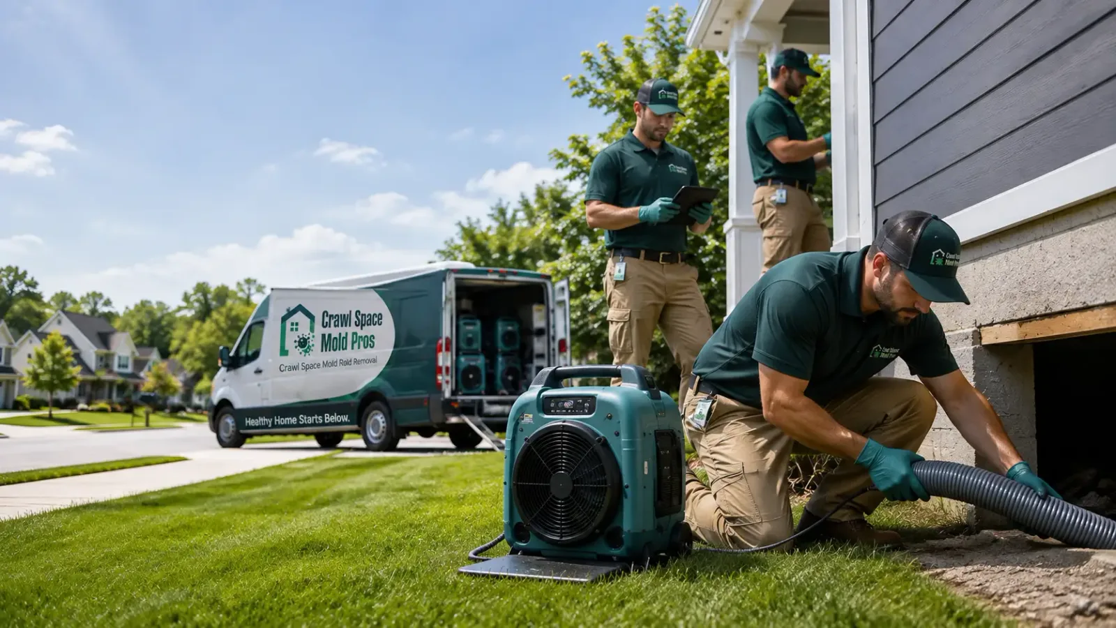 Crawl Space Mold Removal in Reynolds, NE